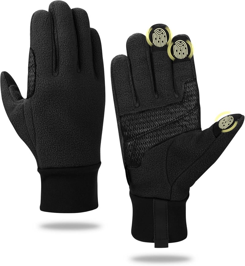 OnWander Winter Gloves for Men Women Touchscreen Windproof Lightweight Breathable with Anti-Slip Palm for Driving Running Cycling Hiking Outdoor Work - Image 1